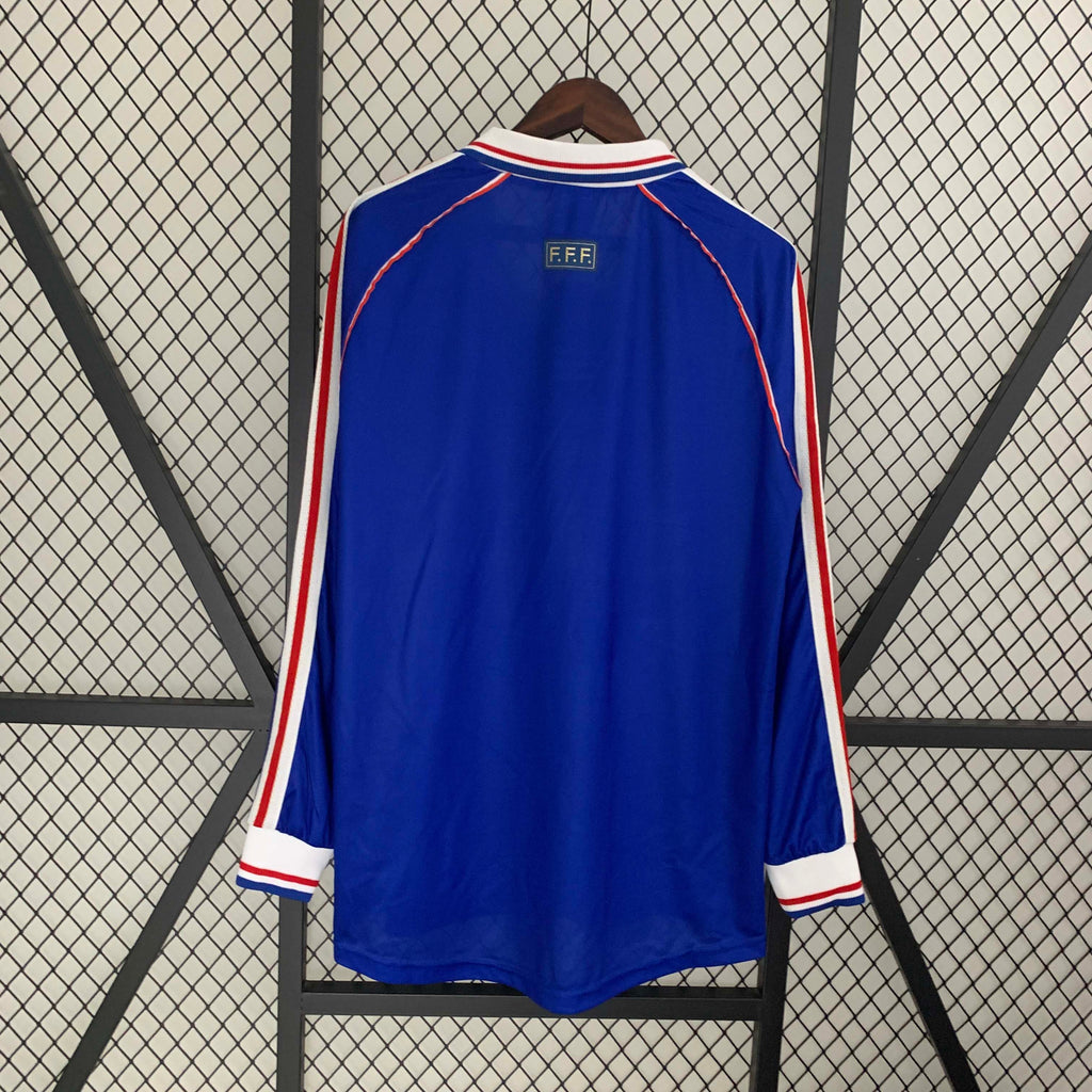 1998 Retro Long Sleeve France Home