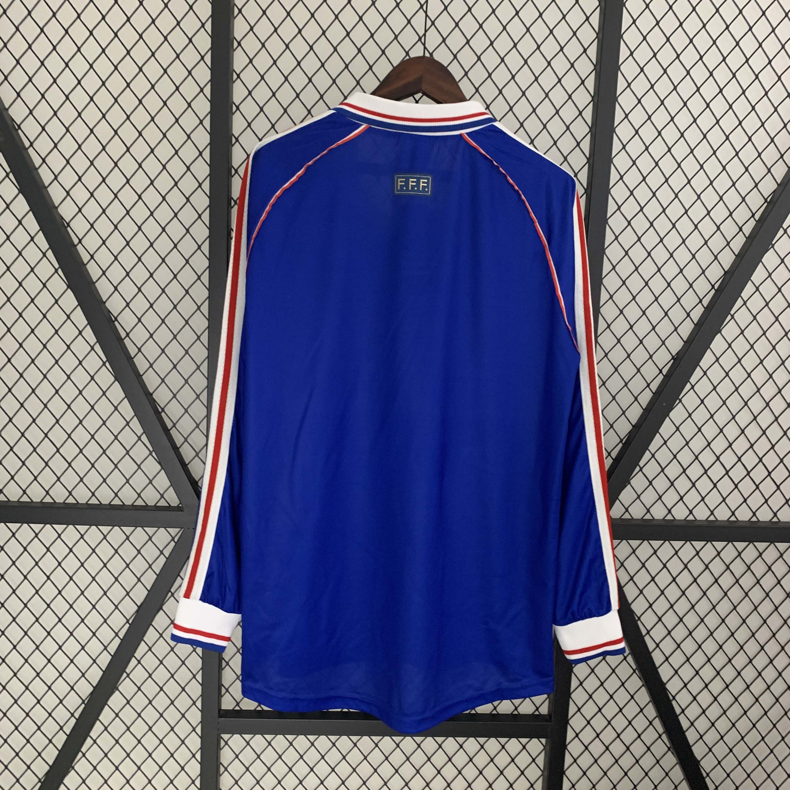 1998 Retro Long Sleeve France Home
