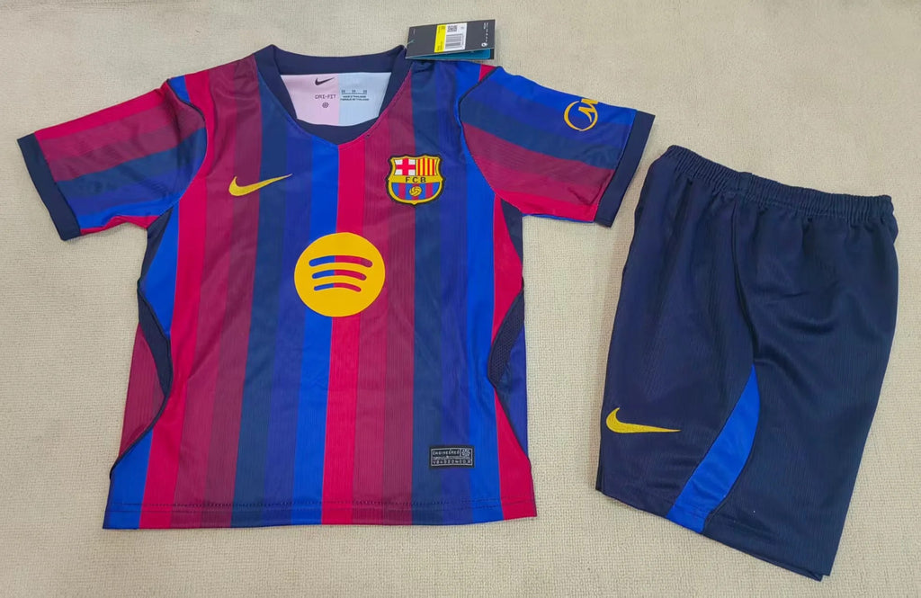 2026/2027 Kids Size Barcelona Home Football Shirt 1:1 Thai Quality