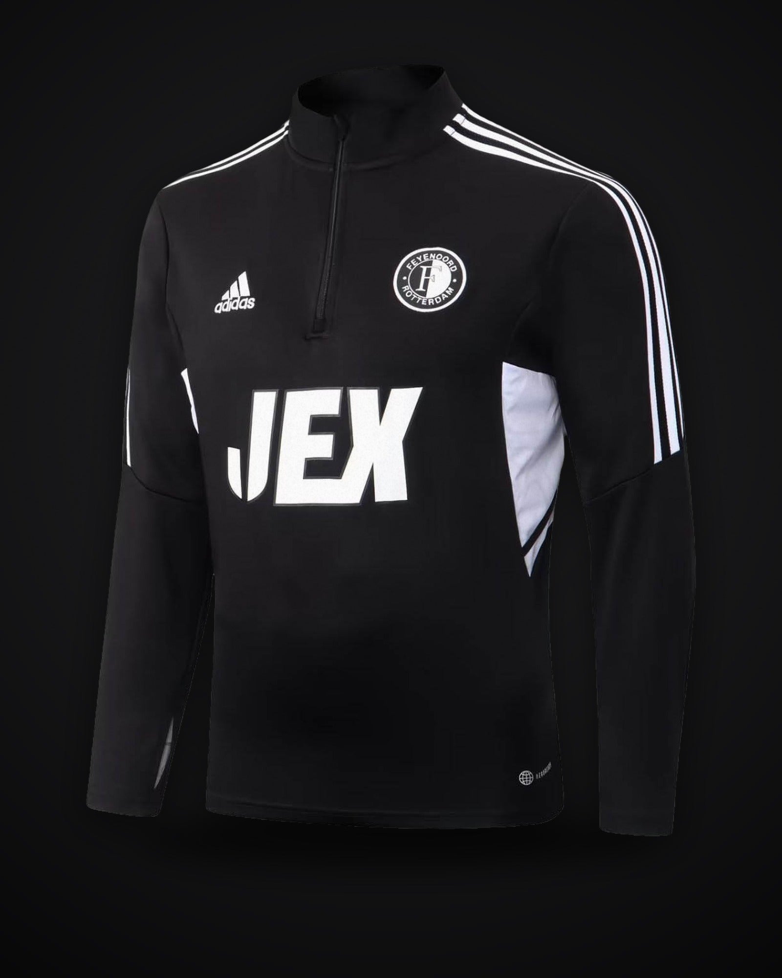 2022/2023 Feyenoord Rotterdam Half-Pull Training Suit Black
