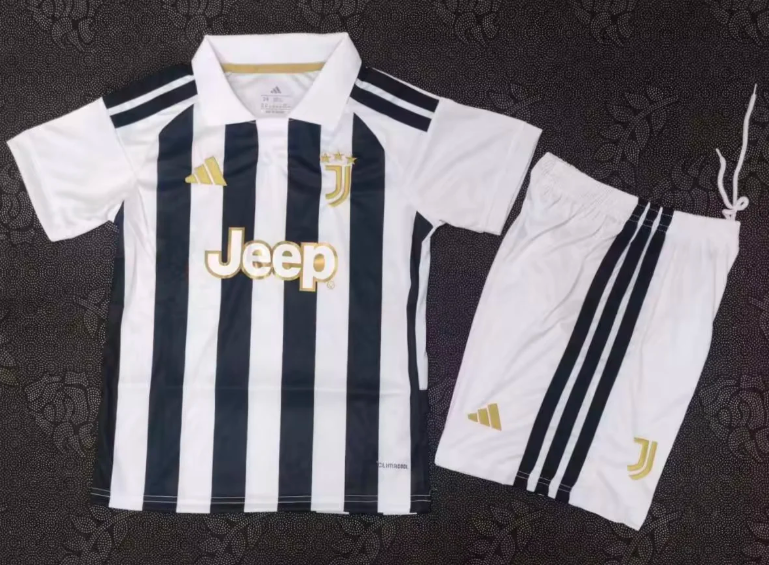 2026/2027 Juventus Home Football Jersey 1:1 Thai Quality Kids Size topjersey
