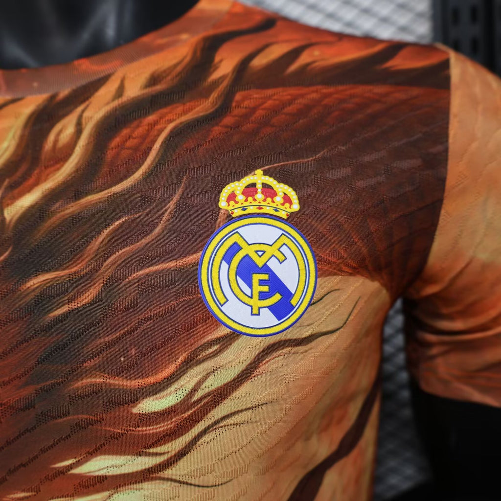 2025/2026 Player Version Real Madrid Nezha Special Edition Orange