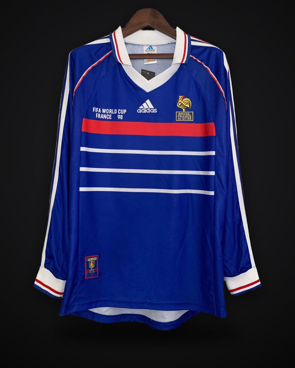 1998 Retro Long Sleeve France Home