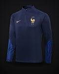 2022 France Half-Pull Training Suit Royal Blue