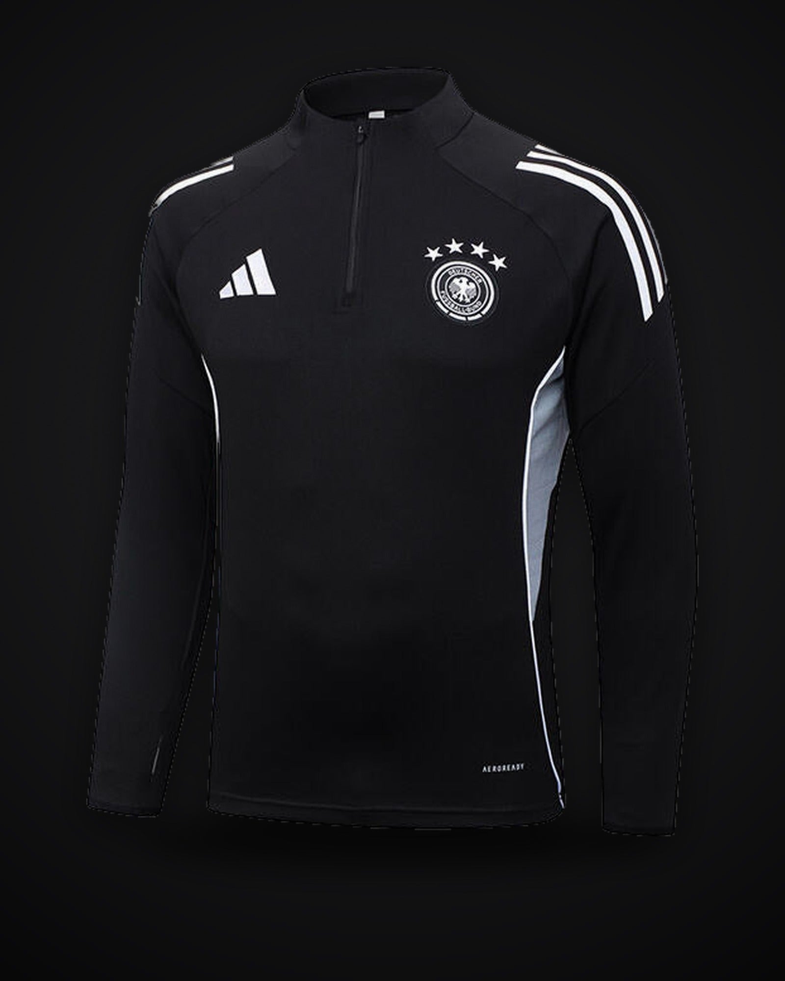 2025/2026 Germany Half-Pull Training Suit Black Jersey Set