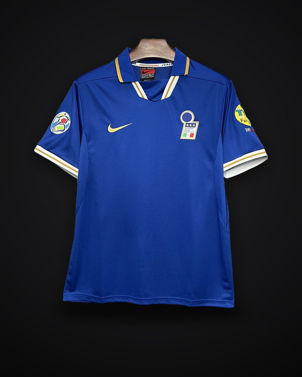 1996 Retro Italy Home Soccer Shirt