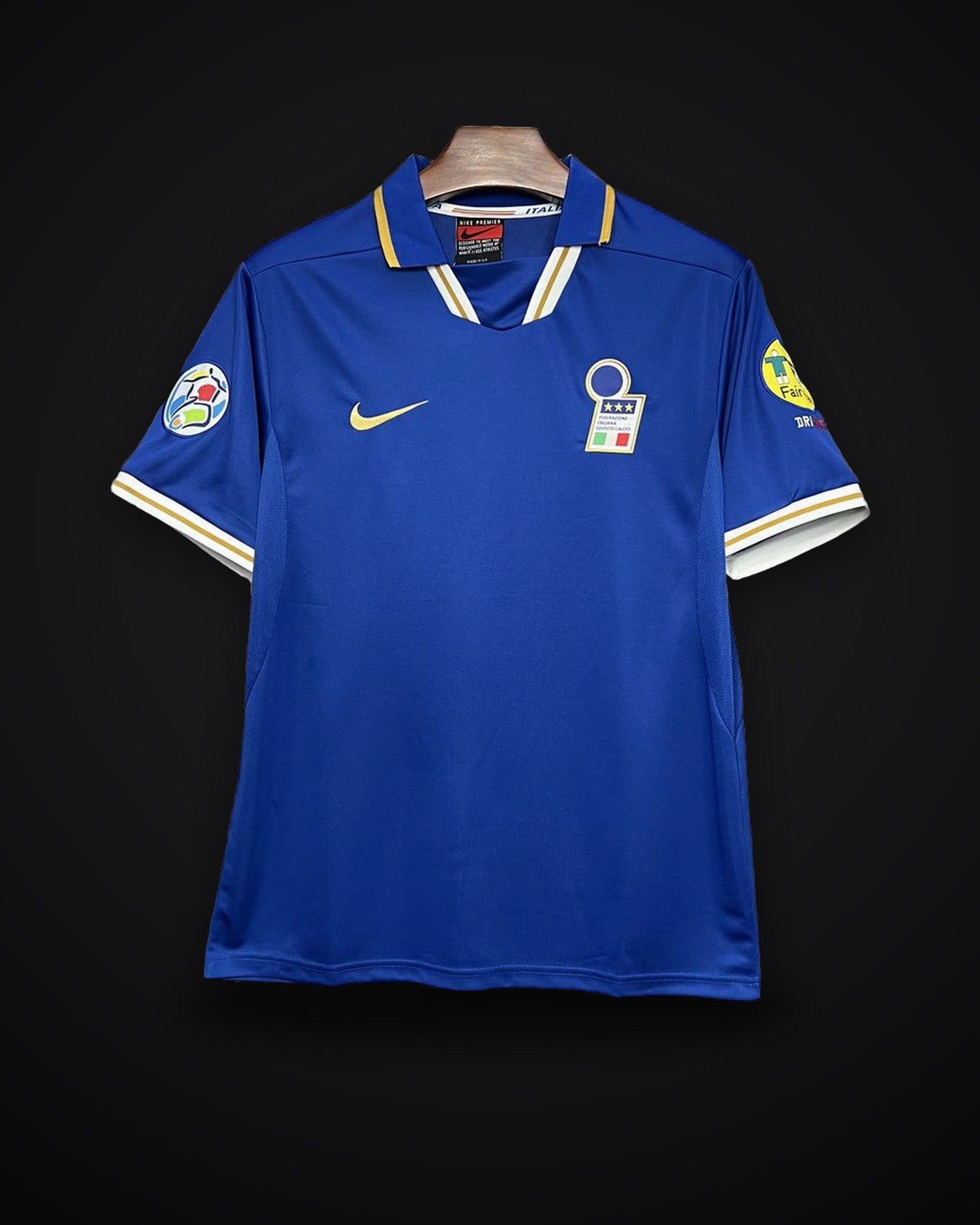 1996 Retro Italy Home Soccer Shirt