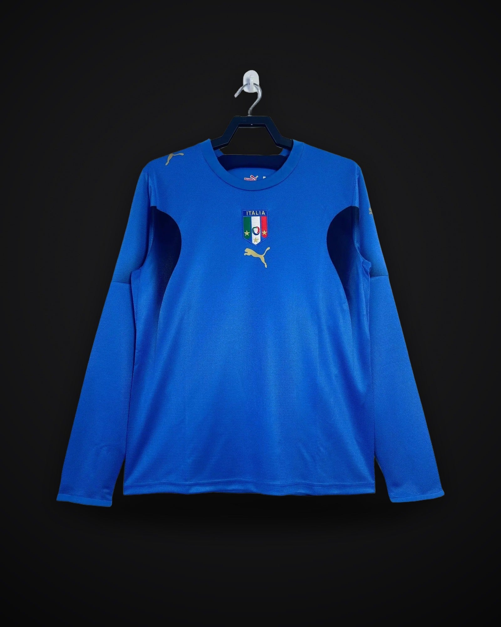 2006 Retro Italy Long sleeves Home Soccer Shirt