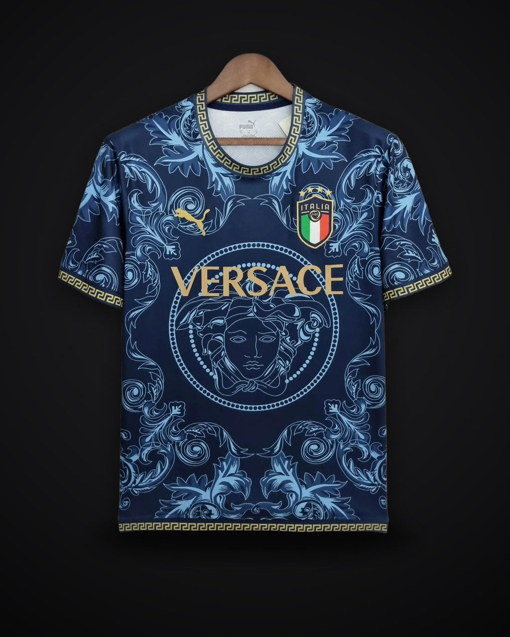 2022 Italy Commemorative Edition Blue Soccer Shirt