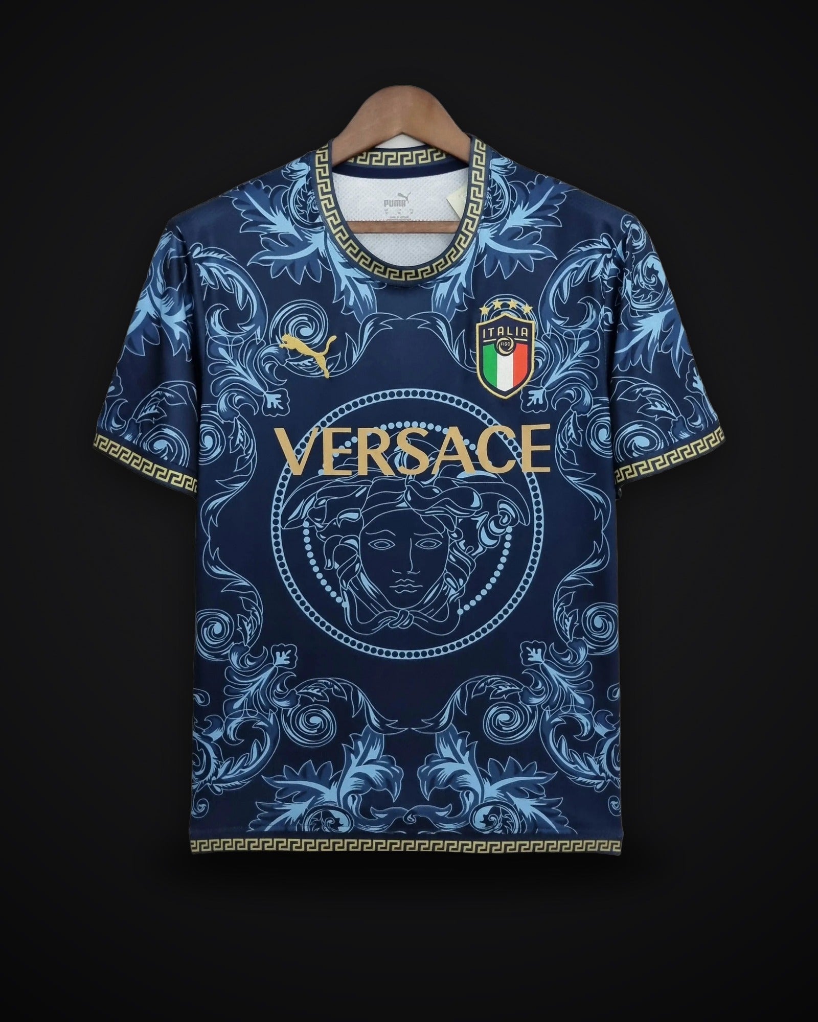 2022 Italy Commemorative Edition Blue Soccer Shirt
