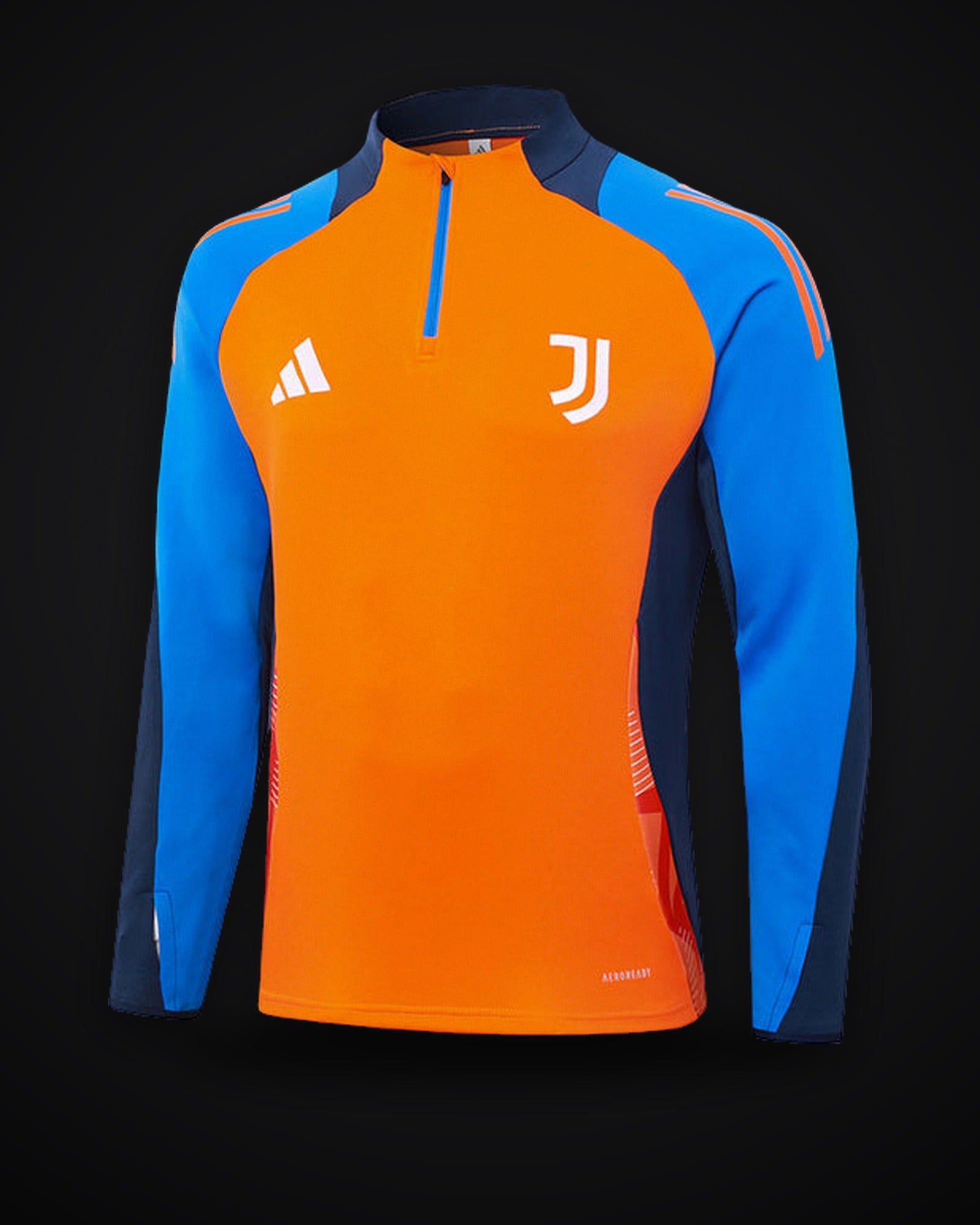 2024/2025 Juventus Half-Pull Training Suit Orange