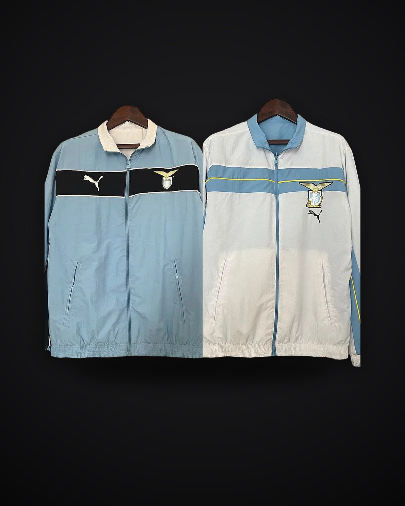 2024-2025 Lazio Reversible Windbreaker Blue-White