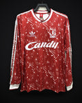 1989/1991 Retro Long Sleeve Liverpool Home