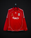 2006/2008 Retro Liverpool Champions League version Home Football Long Sleeve Jersey
