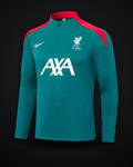 2024/2025 Liverpool Half-Pull Training Suit Green Jersey