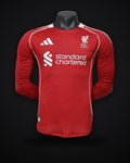 2025/2026 Long Sleeve Liverpool Home Player Version