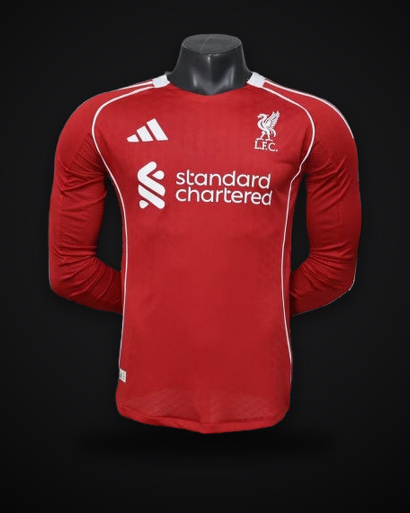 2025/2026 Long Sleeve Liverpool Home Player Version