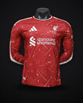 2026/2027 Long Sleeve Player Version Liverpool Home Football Jersey 1:1 Thai Quality topjersey