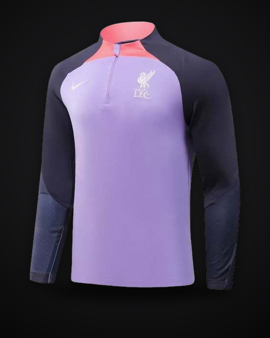2023 Liverpool Half-Pull Training Suit Purple Jersey