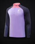 2023 Liverpool Half-Pull Training Suit Purple Jersey