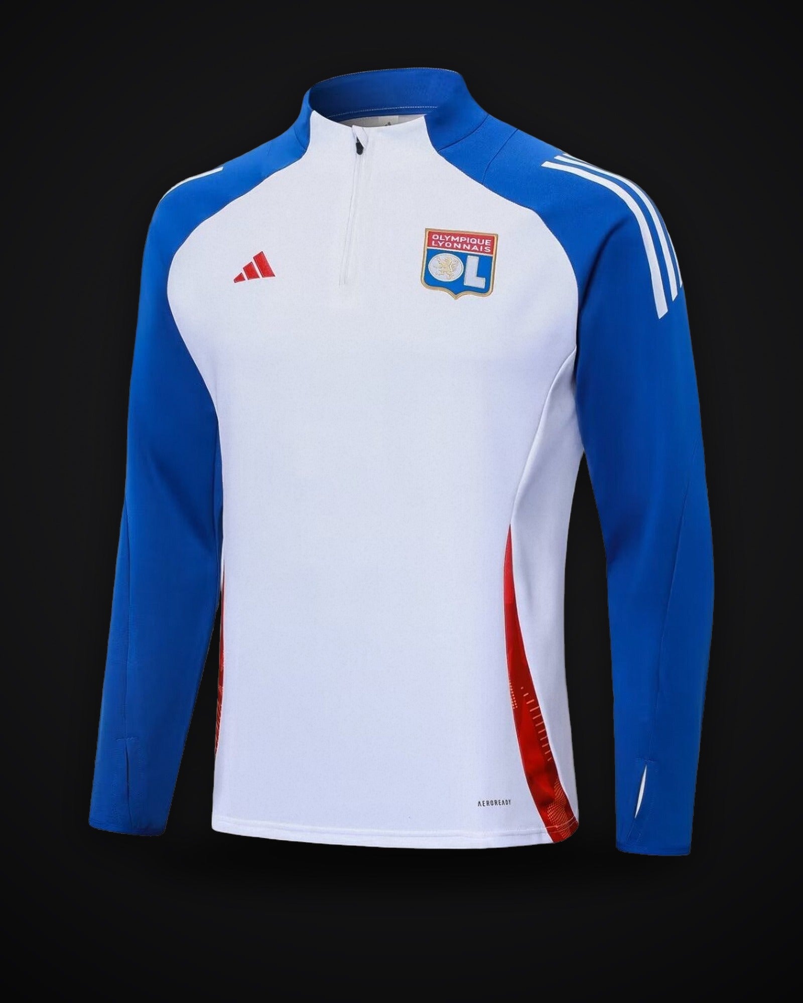 2024/2025 Lyon Half-Pull Training Suit White