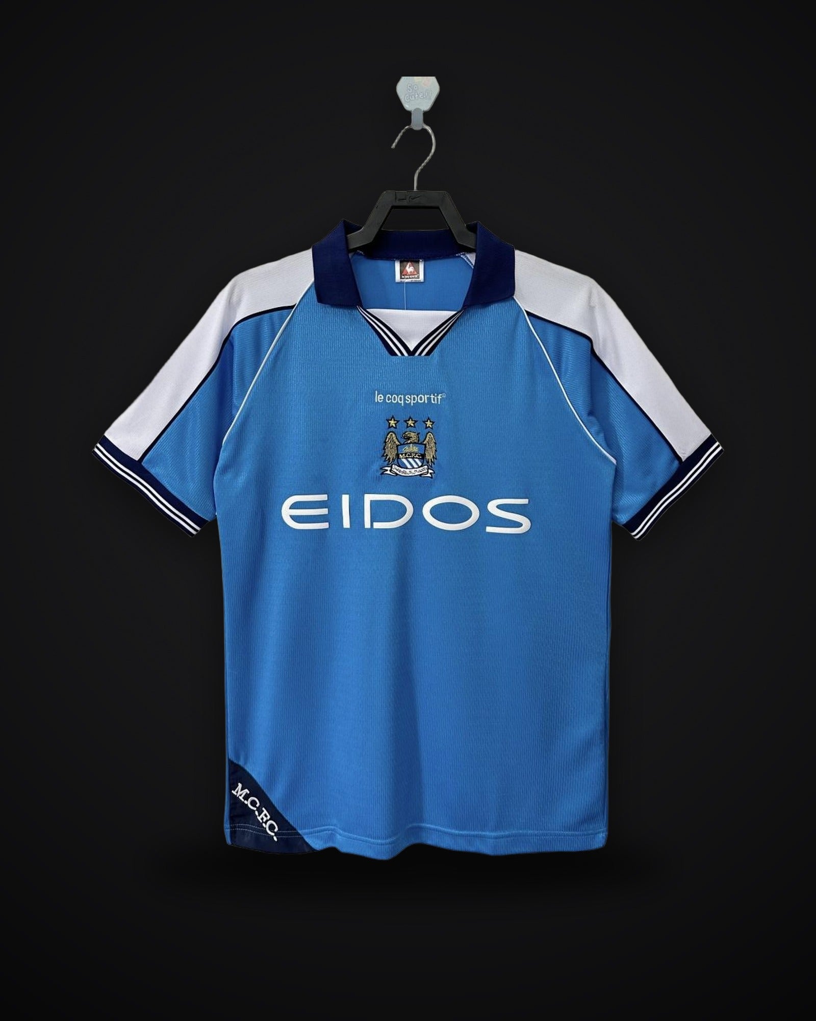 1999-2001 Retro Manchester City Home