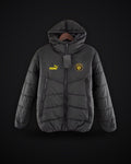 2024/2025 Manchester City Black Soccer Cotton jacket（Yellow Label）