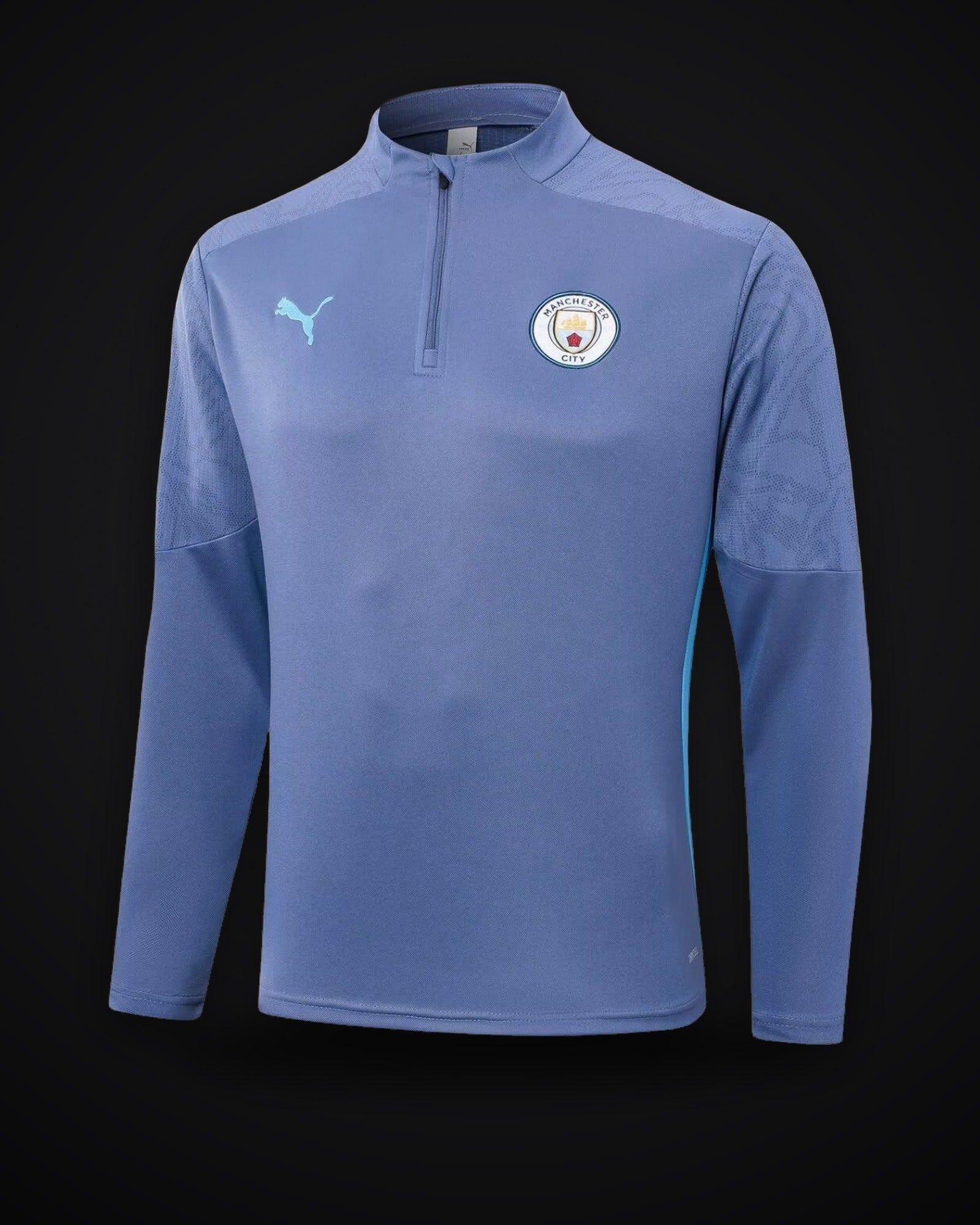 2024/2025 Manchester City Half-Pull Training Suit Grey