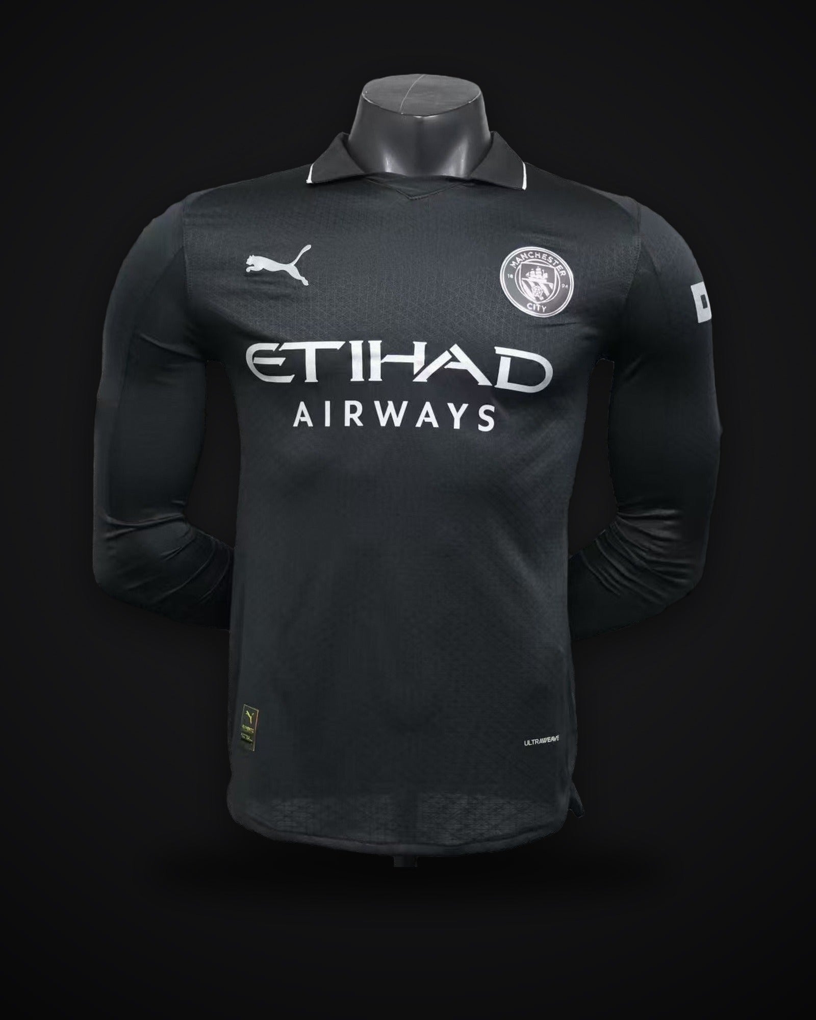 2025/2026 Long Sleeve Player Version Manchester City Away