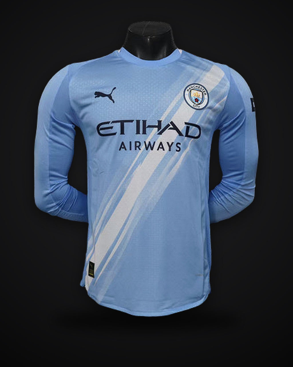 2025/2026 Long Sleeve Player Version Manchester City Home
