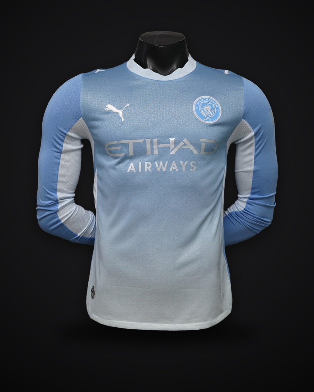 2026/2027 Long Sleeve Player Version Manchester City Home Football Shirt 1:1 Thai Quality topjersey