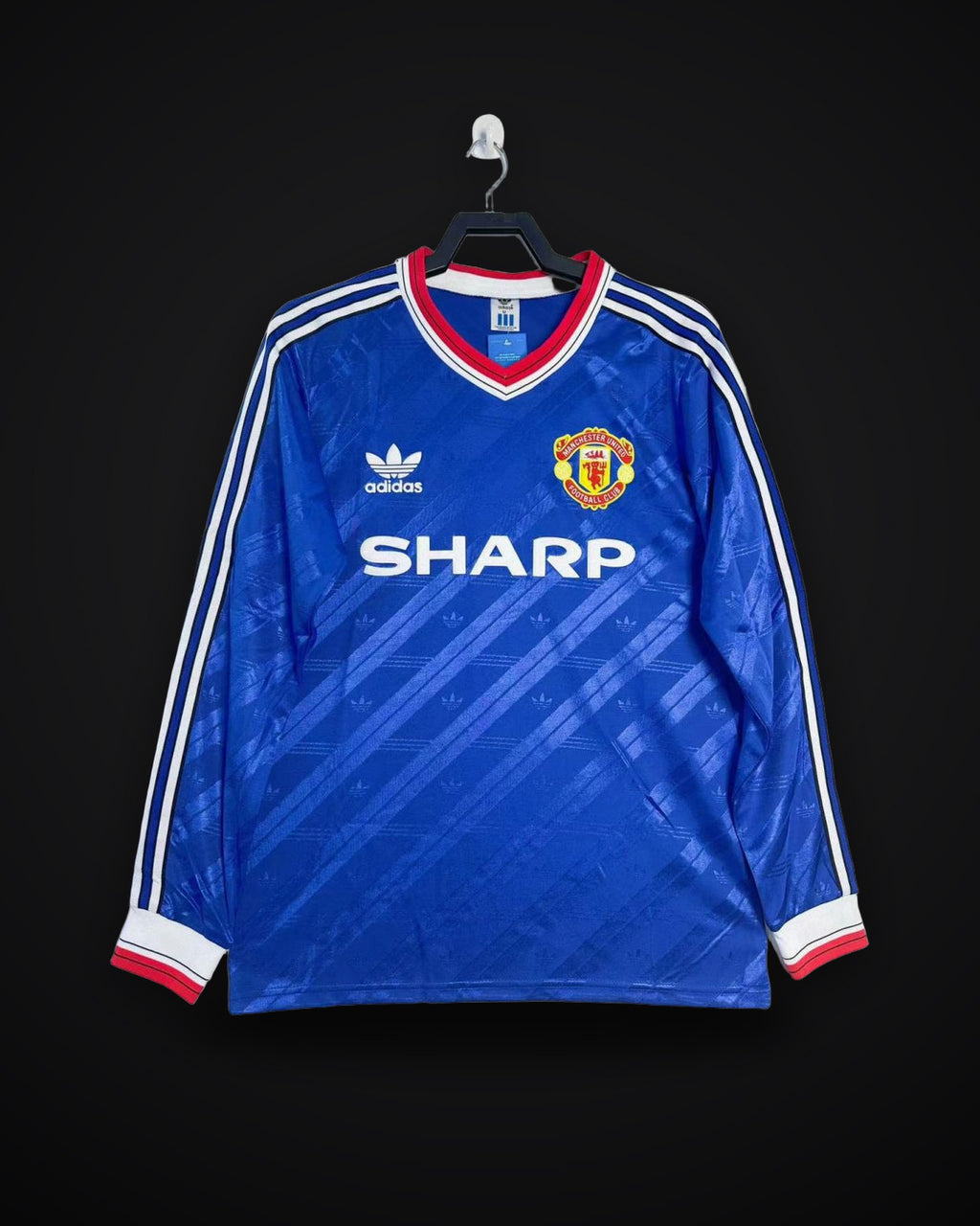 1986/1988 Retro Long Sleeve Manchester United Third Away