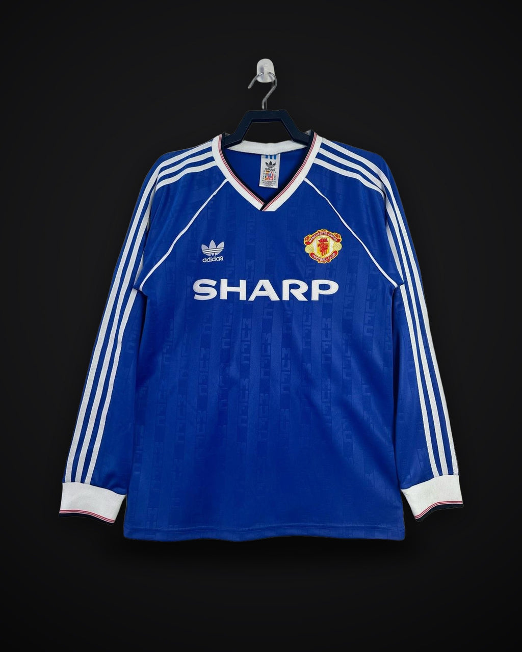 1988-1990 Retro Long Sleeve Manchester United Third Away