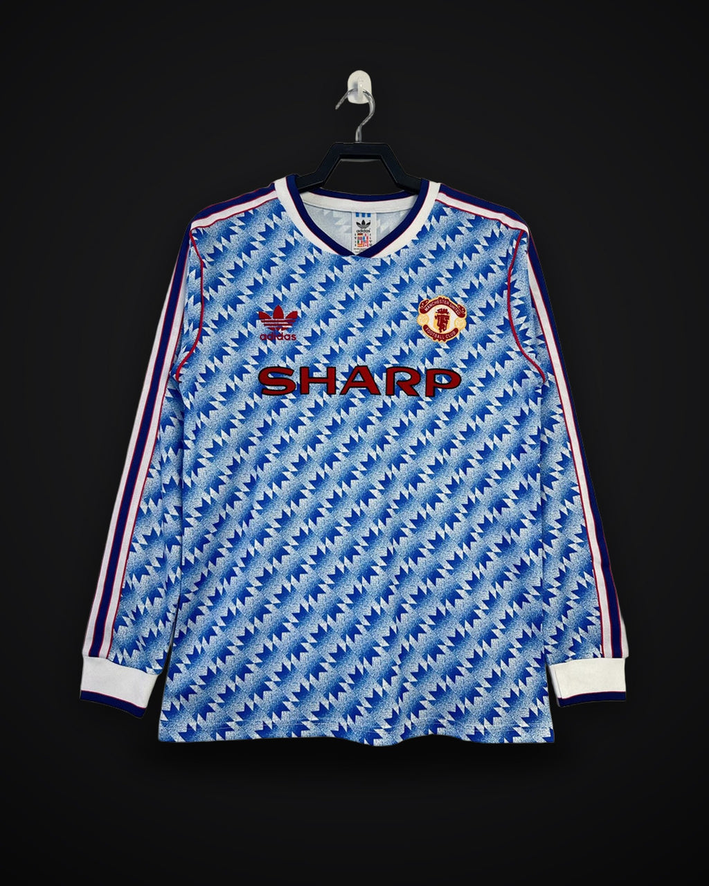 1990/1992 Retro Long Sleeves Manchester United Away