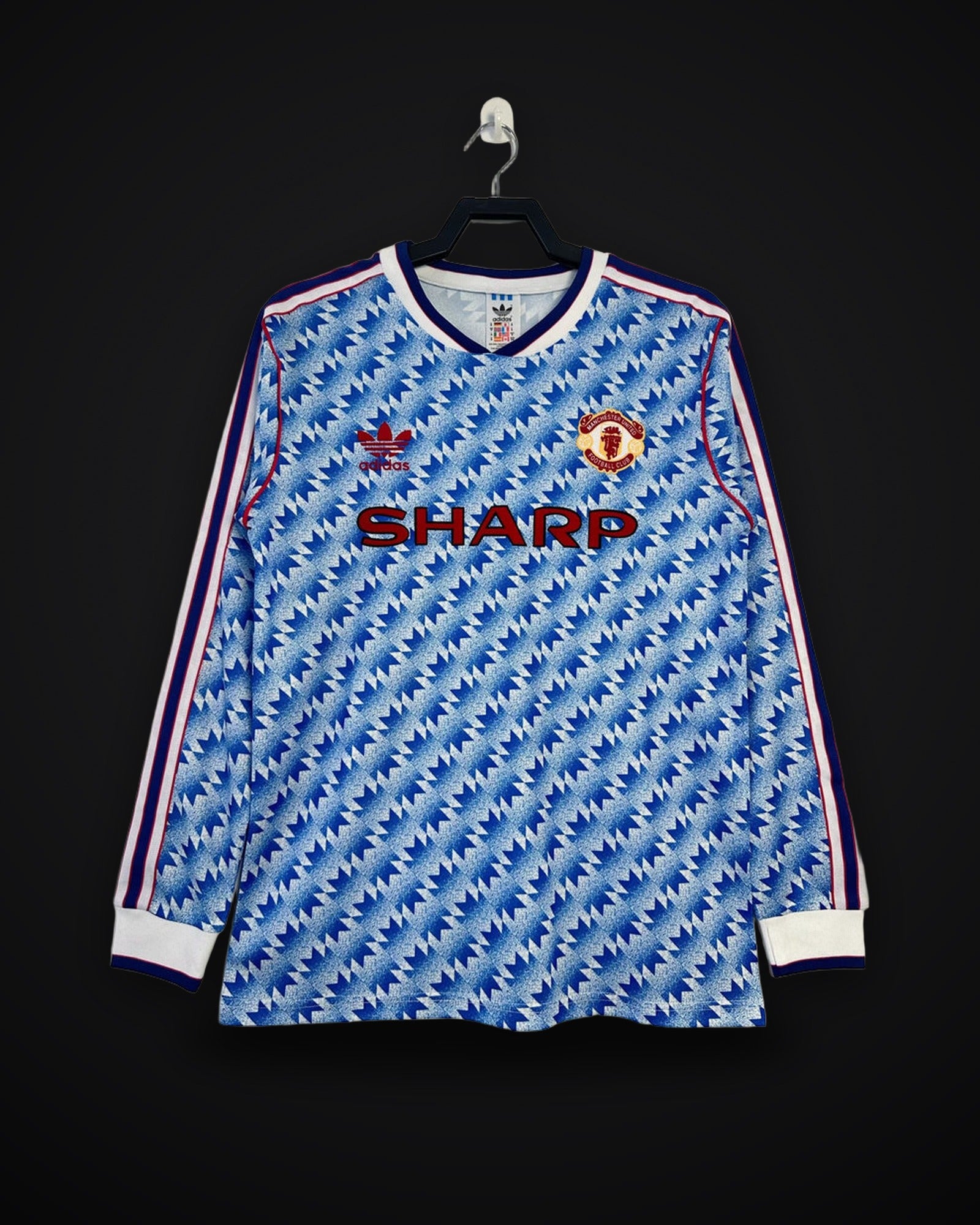 1990/1992 Retro Long Sleeves Manchester United Away