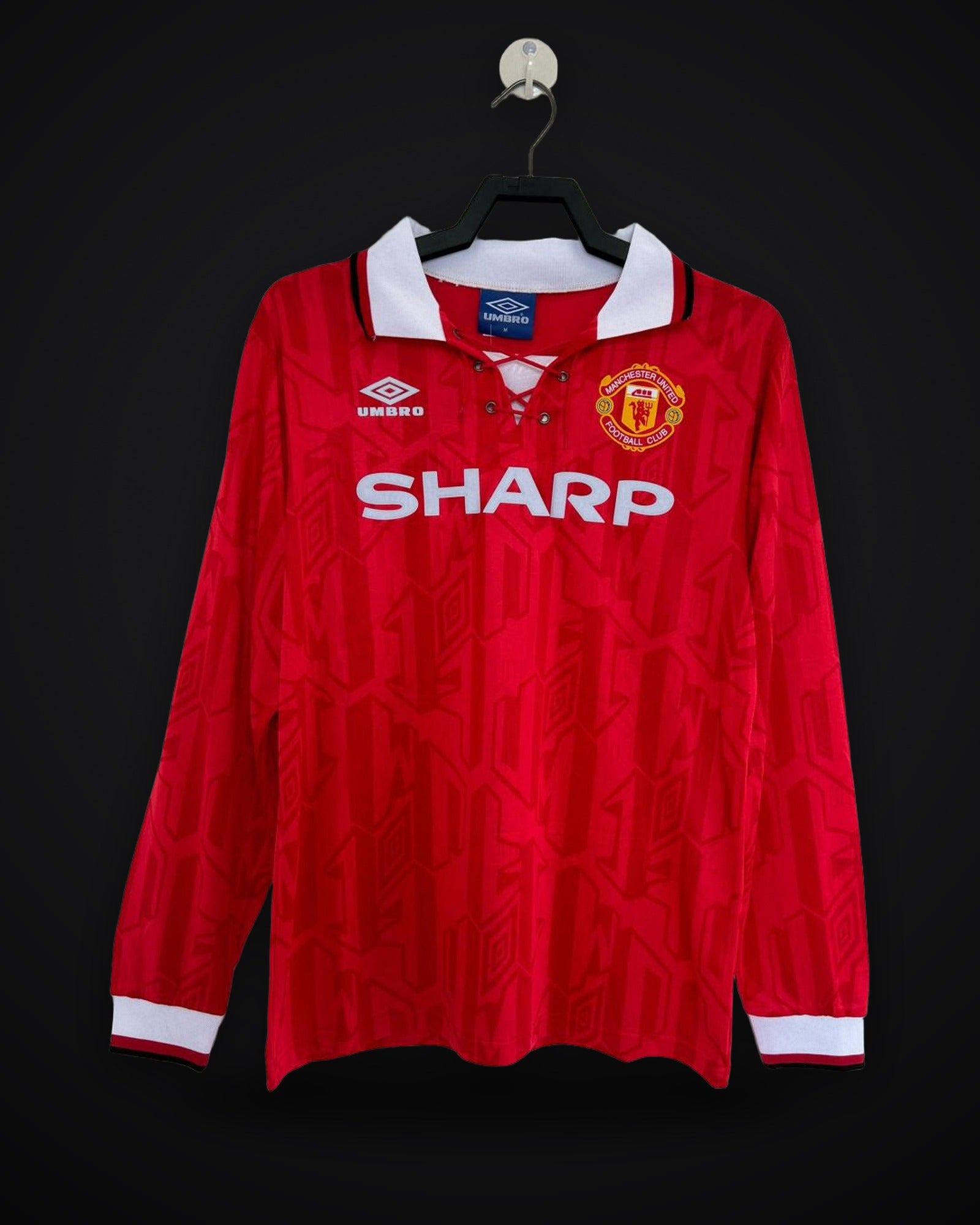 1992/1994 Retro Long Sleeve Manchester United Home