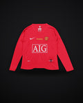 2007/2008 Retro Long Sleeve Manchester United Home Champions League Edition