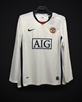 2008-2009 Retro Long Sleeve Manchester United Home