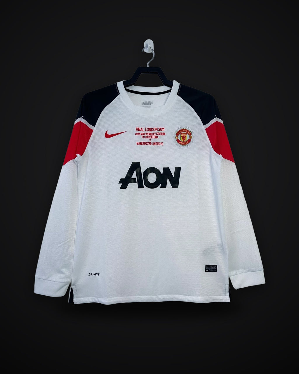 2010/2011 Retro Manchester United Long sleeves Away