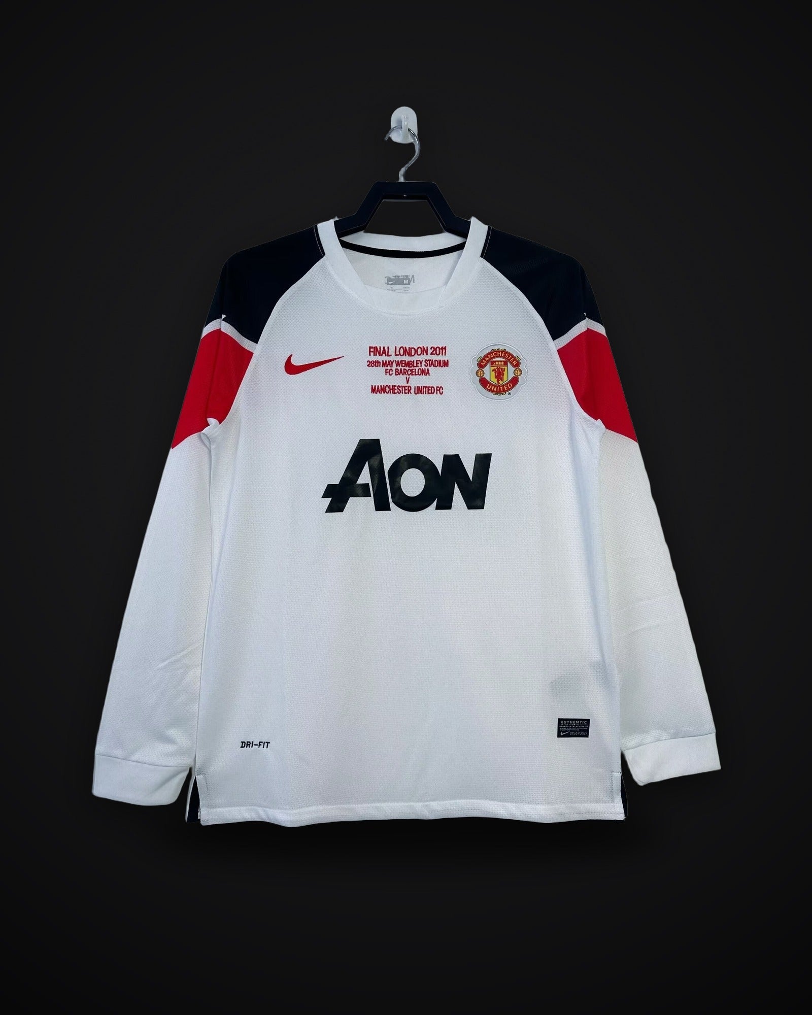 2010/2011 Retro Manchester United Long sleeves Away