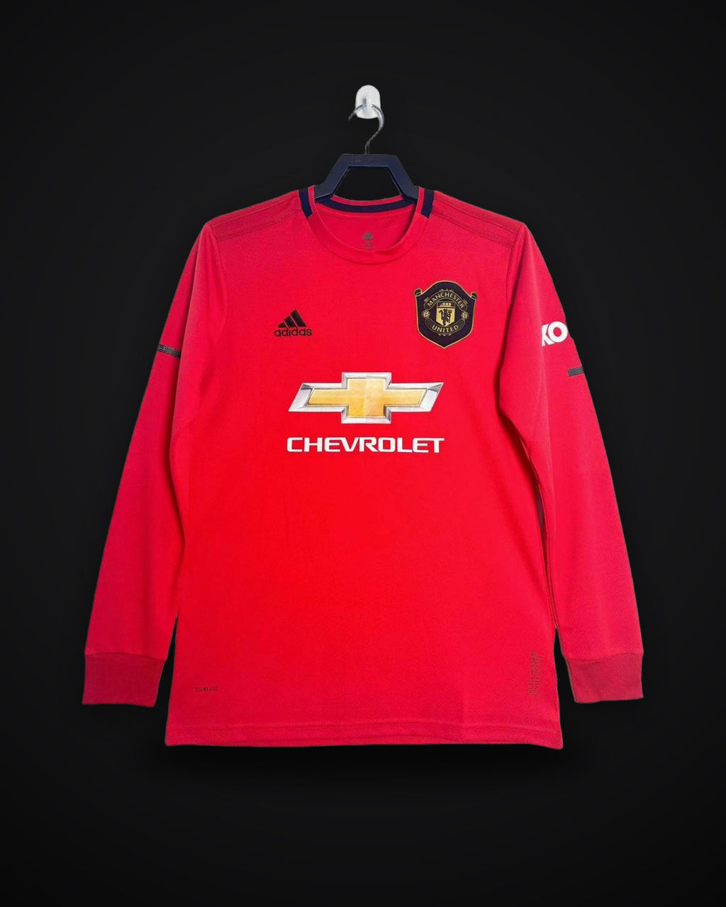 2019-2020 Retro Long Sleeve Manchester United Home