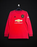 2019-2020 Retro Long Sleeve Manchester United Home