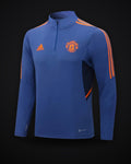 2022/2023 Manchester United Half-Pull Training Suit Blue