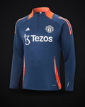 2024/2025 Manchester United Half-Pull Training Suit Royal Blue