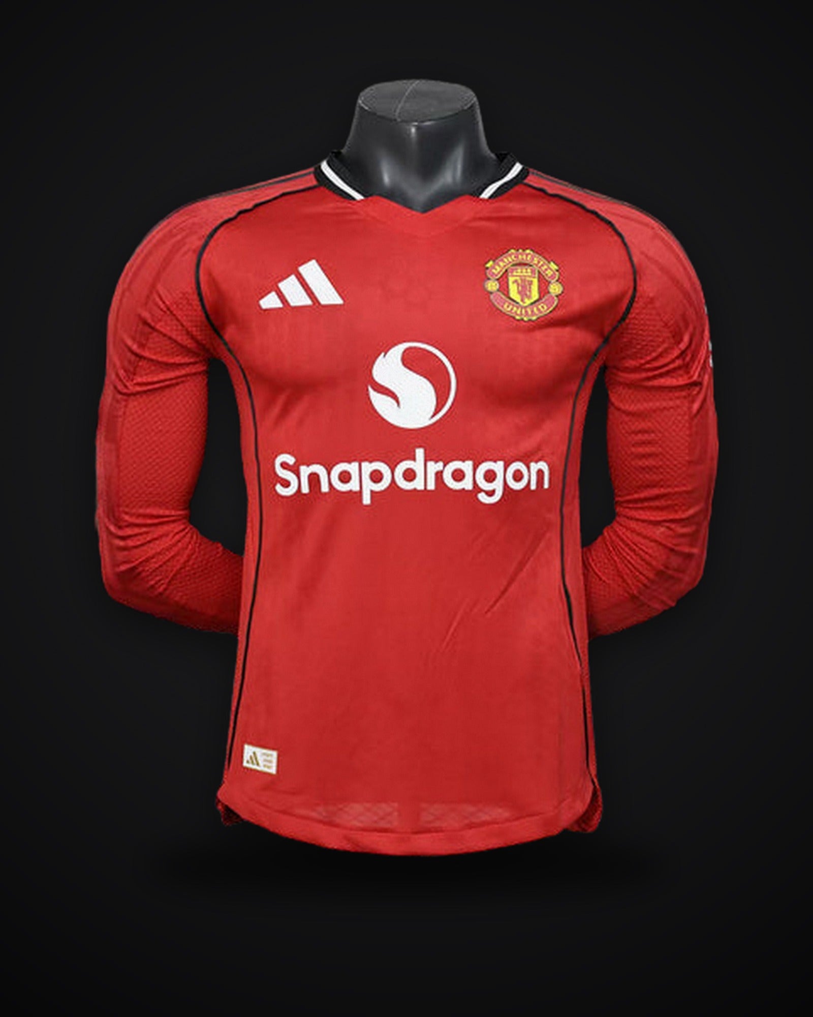 2025/2026 Long Sleeve Player Version Manchester United Home