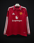 2026/2027 Long Sleeves Manchester United Home Football Jersey 1:1 Thai Quality topjersey