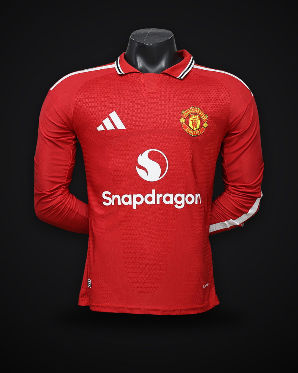 2026/2027 Long Sleeve Player Version Manchester United Home Football Shirt 1:1 Thai Quality topjersey