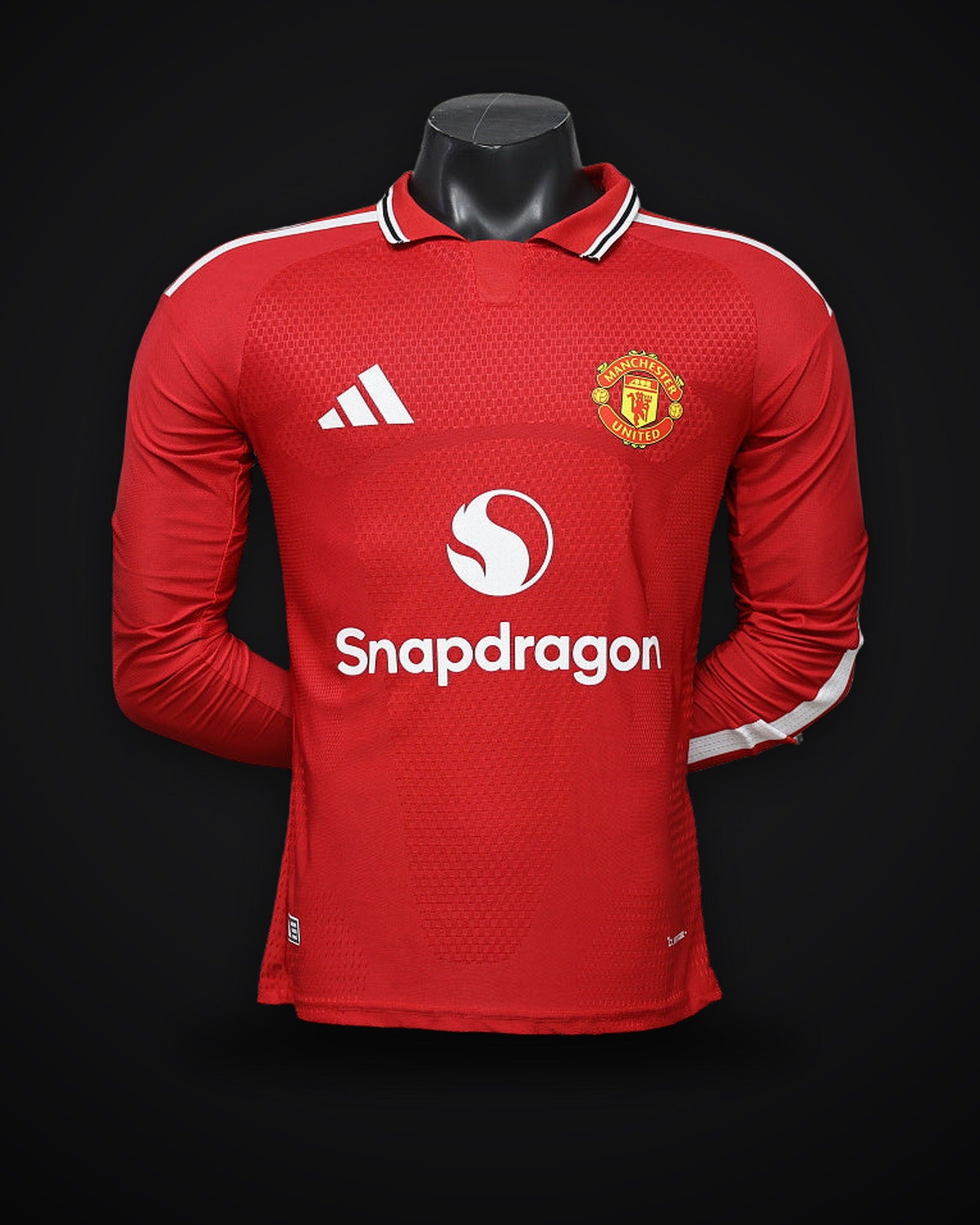2026/2027 Long Sleeve Player Version Manchester United Home Football Shirt 1:1 Thai Quality topjersey