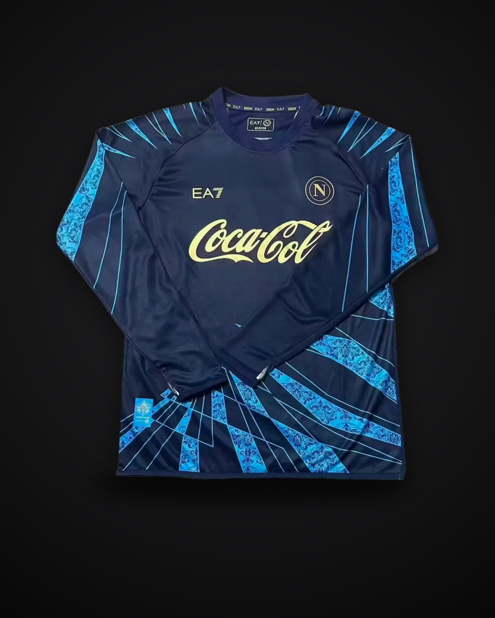 2026/2027 Long Sleeve Napoli Pre-Match Football Jersey 1:1 Thai Quality topjersey