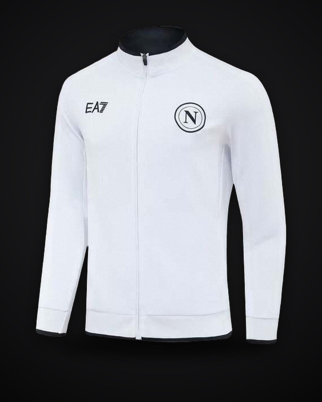 2024 Napoli  Long Zipped Jacket white